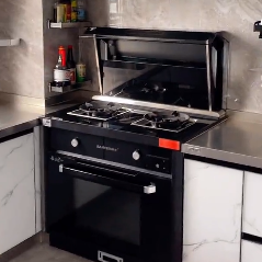 他的廚房選擇了帥豐集成灶，讓孩子體會(huì)到一位父親的濃濃愛(ài)意