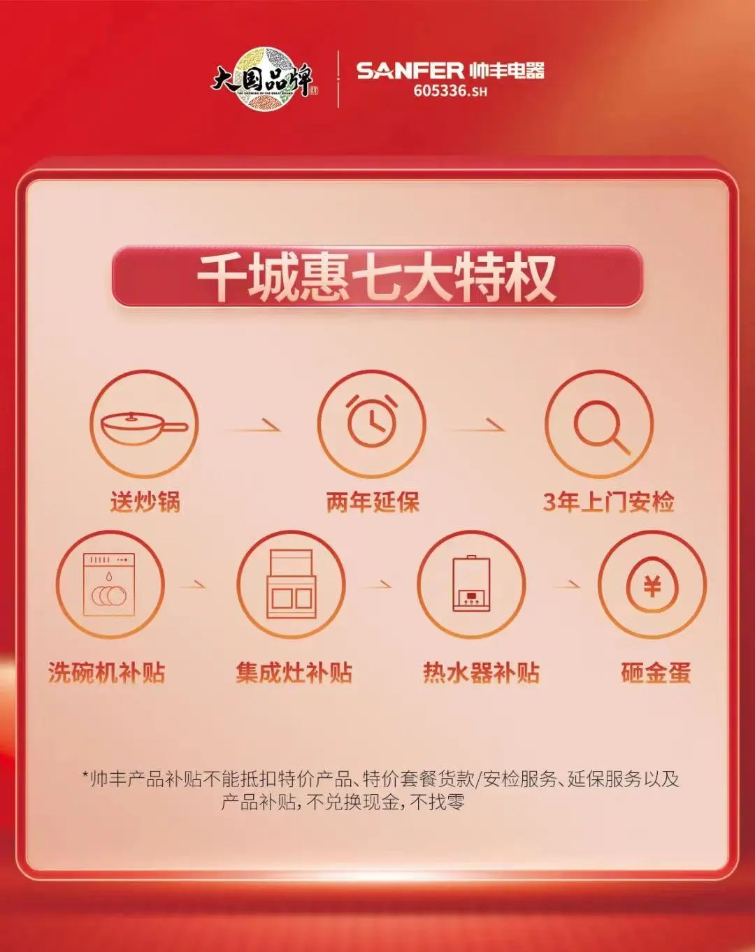 抓住這次集成灶搶購熱潮！ 帥豐電器限時送熱水器，冰箱、洗衣機(jī)！