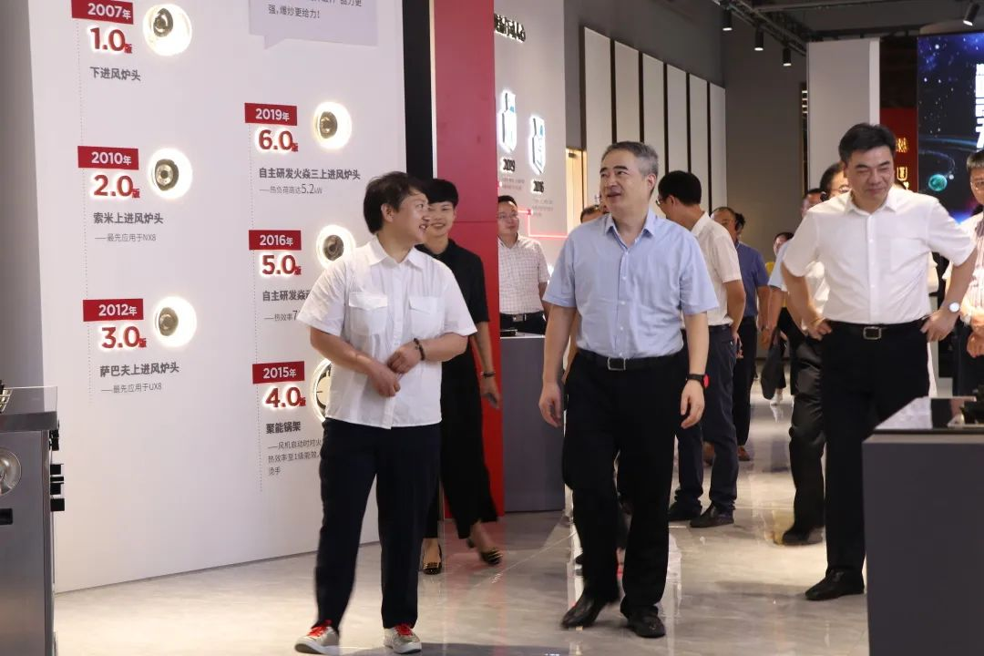 浙江省統(tǒng)計局一行蒞臨集成灶品牌帥豐電器參觀調(diào)研！