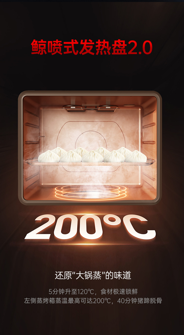 帥豐星辰X6蒸烤獨立集成灶