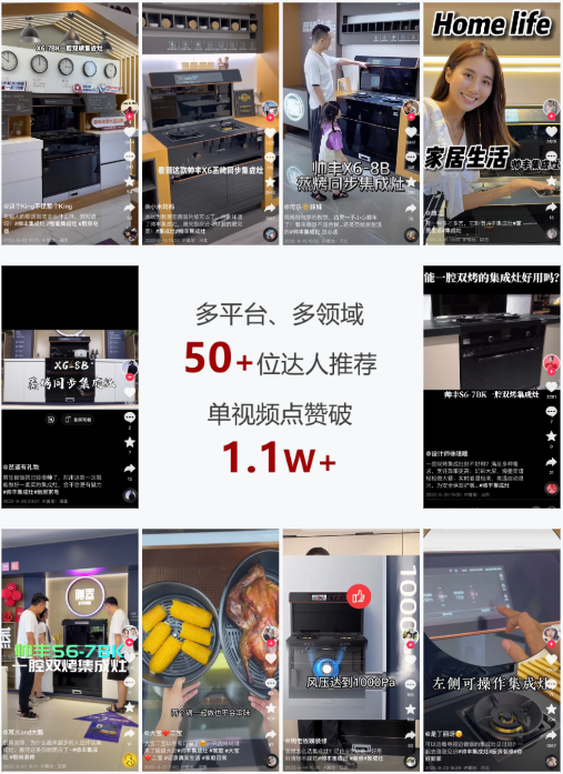 50+位達人合力推薦！帥豐集成灶引領潮流風向標