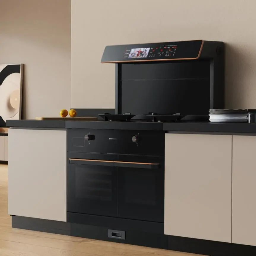 一家六口，三代同堂，帥豐集成灶烹飪愛(ài)的味道,傳遞家的溫暖！