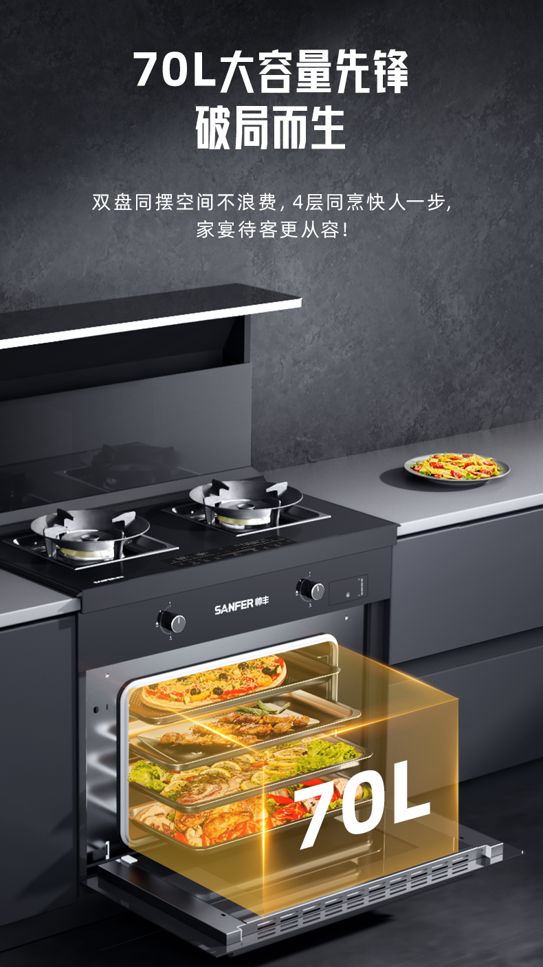 周末宅家看球？集成灶+洗碗機讓你看球美食兩不誤