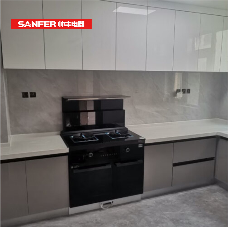 開放式廚房搭配集成灶，好用！