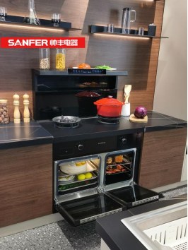 小空間大容量，帥豐TJ3-8B集成灶+JS-W20集成水槽洗碗機(jī)重新定義廚房