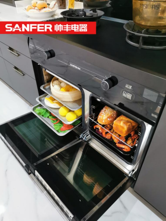 小空間大容量，帥豐TJ3-8B集成灶+JS-W20集成水槽洗碗機重新定義廚房