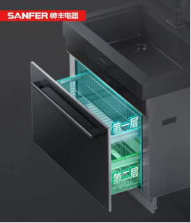 小空間大容量，帥豐TJ3-8B集成灶+JS-W20集成水槽洗碗機重新定義廚房