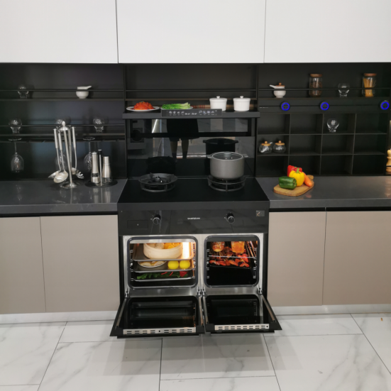 顏值首選，智控科技，TJ3-8B蒸烤同步集成灶實現(xiàn)智能家居生活不是夢