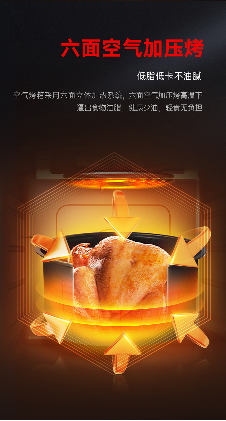 帥豐星辰X6蒸烤獨立集成灶