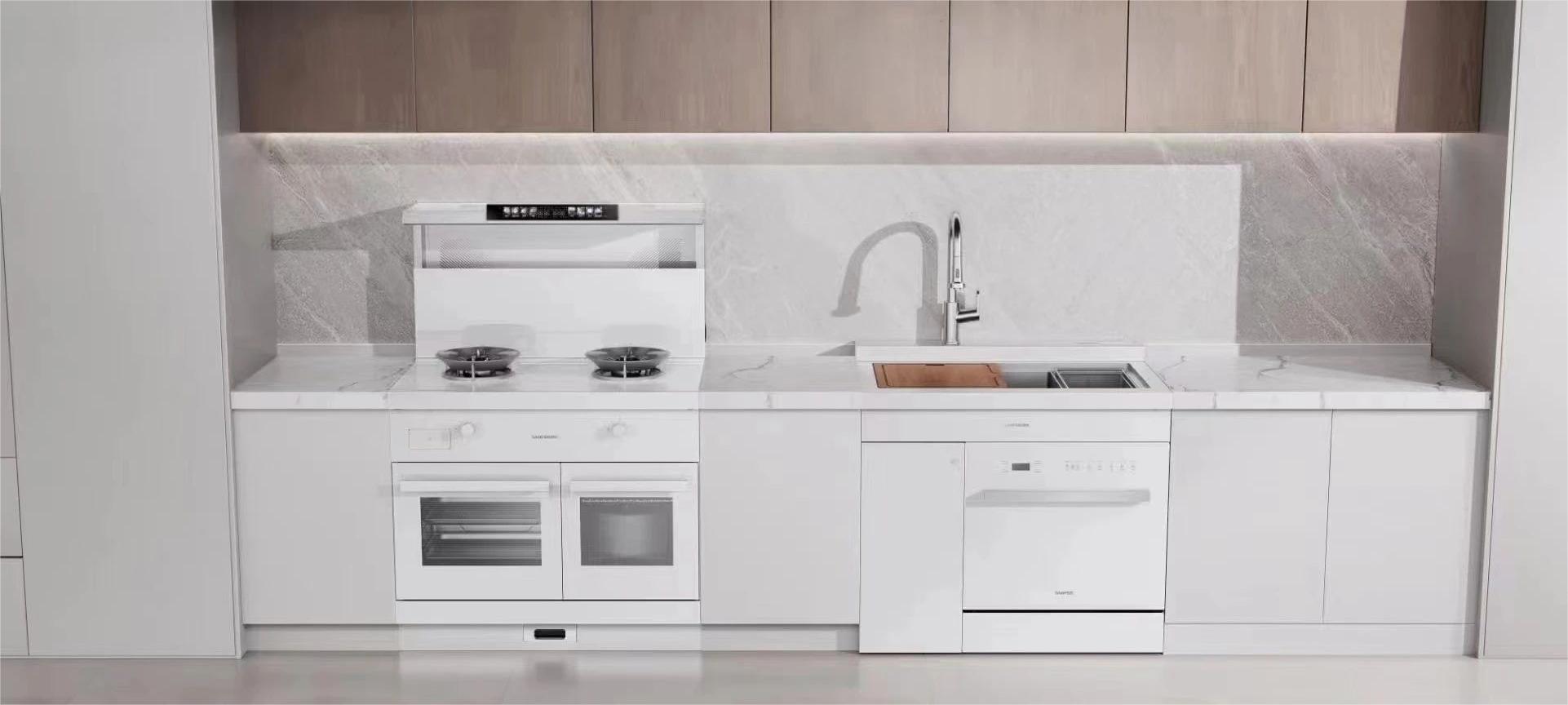 廚房搞這么白，真的好打理嗎？