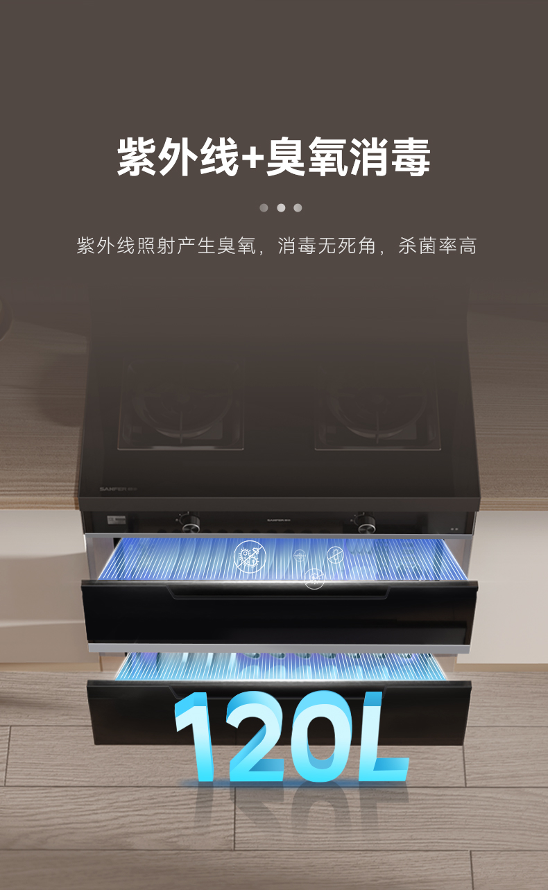 帥豐理想L1消毒柜款集成灶