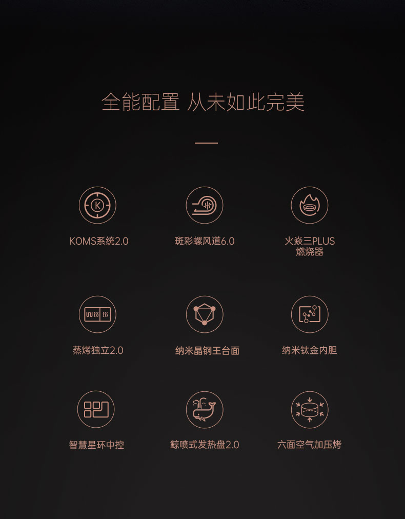 帥豐星辰X1雙子星蒸烤獨立(90S)集成灶