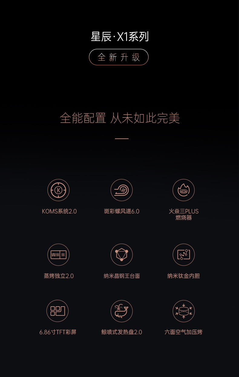 帥豐星辰X1雙子星蒸烤獨(dú)立(100S)集成灶