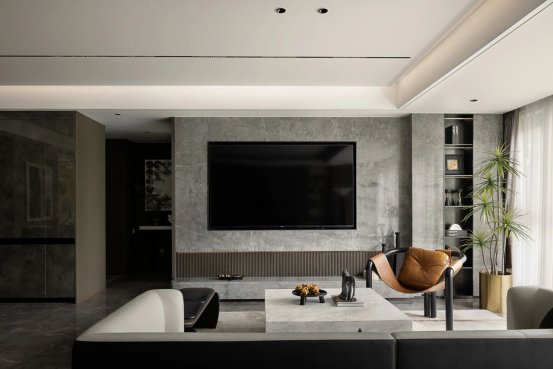 帥豐全屋高定 | 129㎡現(xiàn)代灰色系，盡顯優(yōu)雅高級品味