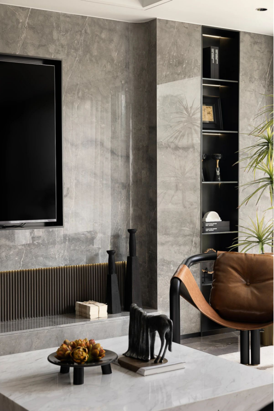 帥豐全屋高定 | 129㎡現(xiàn)代灰色系，盡顯優(yōu)雅高級品味