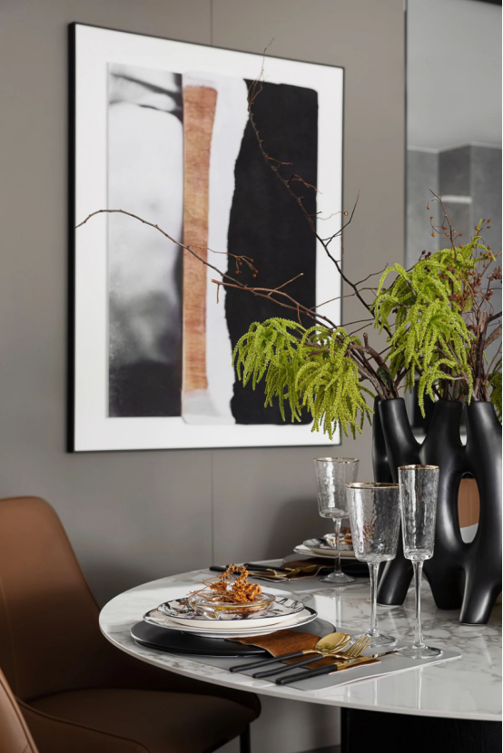 帥豐全屋高定 | 129㎡現(xiàn)代灰色系，盡顯優(yōu)雅高級品味