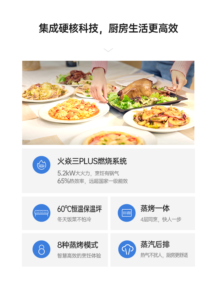 帥豐時(shí)空S5蒸烤一體集成灶