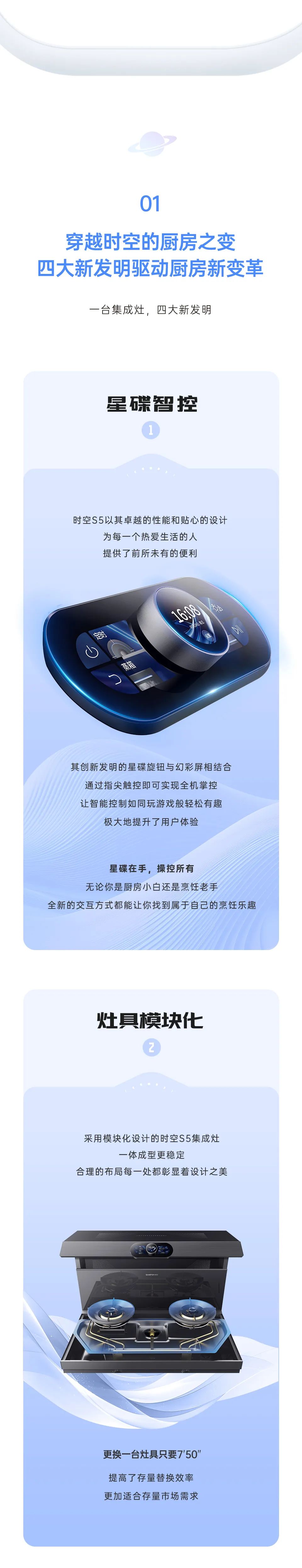 帥豐集成灶時空S5全球首發(fā)，四大新發(fā)明開啟廚房新未來