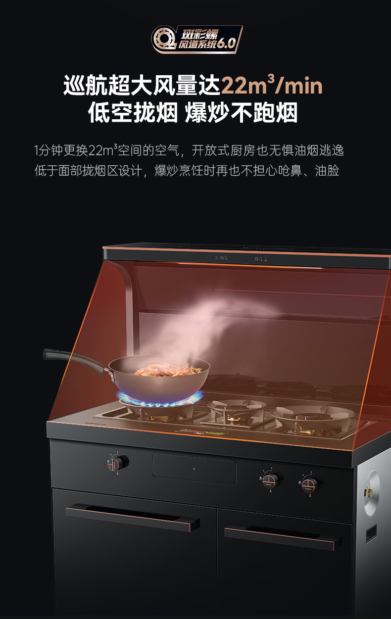 帥豐星辰X1雙子星蒸烤獨立(100Pro)集成灶