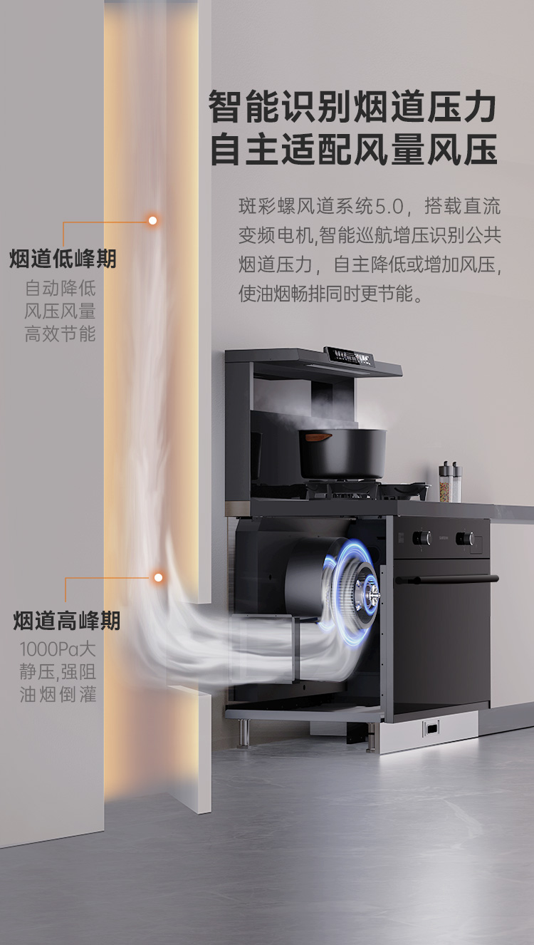 帥豐天機(jī)3消毒柜款（黑）集成灶