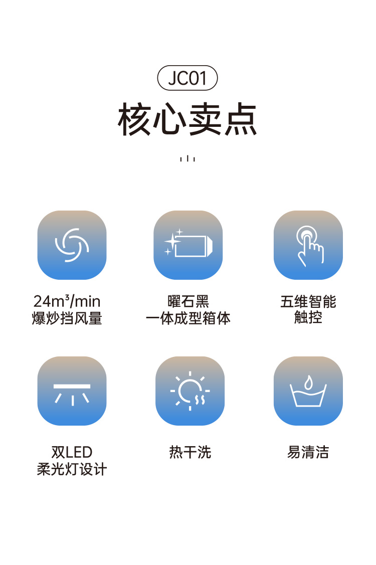 帥豐JC01上排煙機煙機灶具