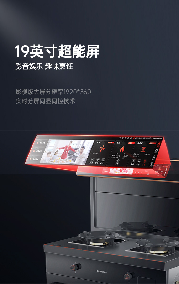 做到了！當(dāng)代人的“三餐自由”帥豐X6-7BK一腔雙烤集成灶一部到位！