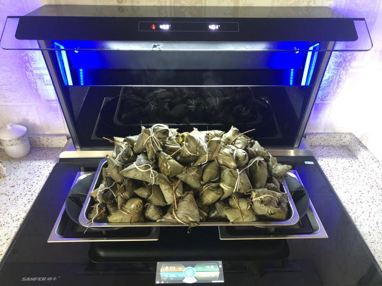 端午節(jié)快到了！今天帥豐電器就來挑戰(zhàn)一下，煮100個粽子需要多久？