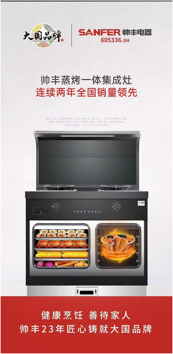 從行業(yè)品牌向社會品牌進階，帥豐集成灶上市一周年成績顯著