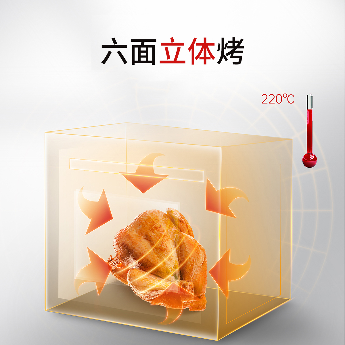 六面空氣加壓烤，烤出營養(yǎng)好味道
